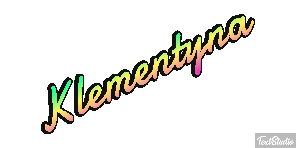 Klementyna Efekt tekstowy