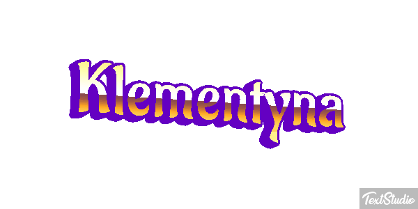 Klementyna Efekt tekstowy