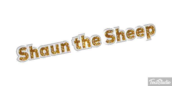 Shaun the Sheep Texteffekt