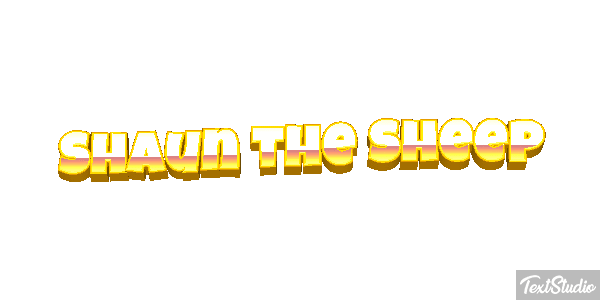 Shaun the Sheep Texteffekt
