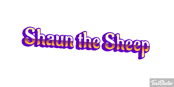 Shaun the Sheep Texteffekt