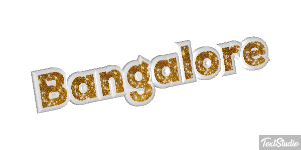 Bangalore Efecto de texto