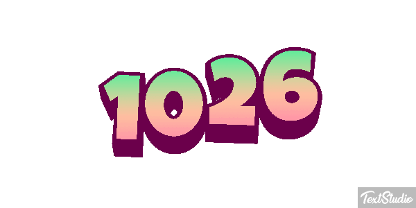 1026 Text effect
