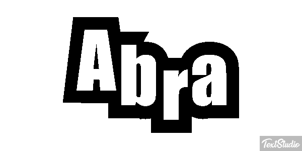 Abra Текстовый эффект