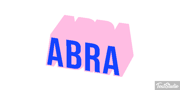 Abra Текстовый эффект