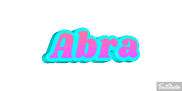 Abra Текстовый эффект