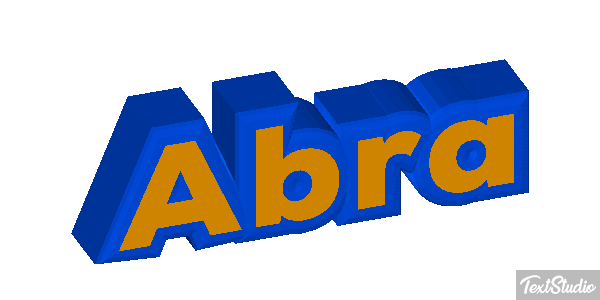 Abra Текстовый эффект