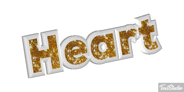 Heart Text effect