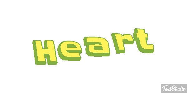 Heart Text effect