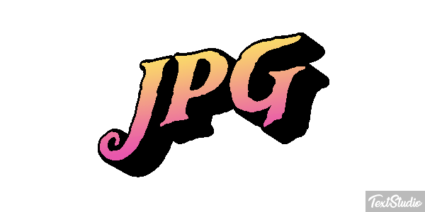 JPG Tekst effect