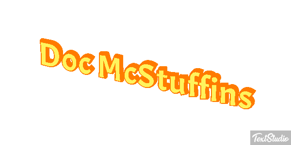 Doc McStuffins Efecto de texto