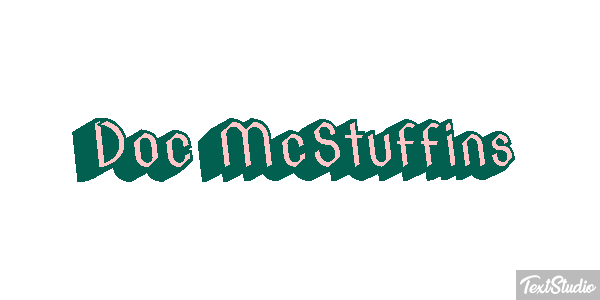 Doc McStuffins Efecto de texto