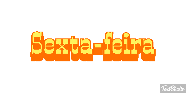 Sexta-feira テキスト効果