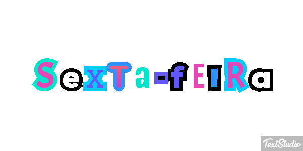 Sexta-feira テキスト効果