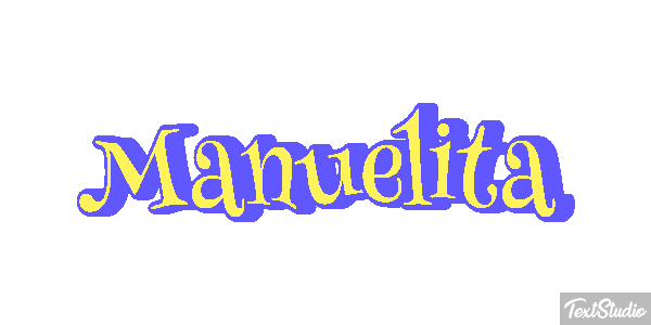 Manuelita Efecto de texto