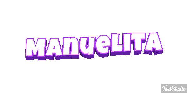 Manuelita Efecto de texto