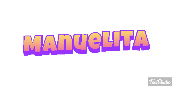 Manuelita Efecto de texto