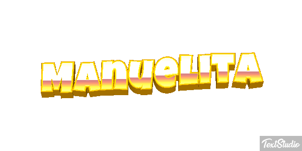 Manuelita Efecto de texto