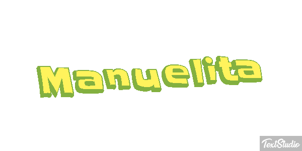 Manuelita Efecto de texto