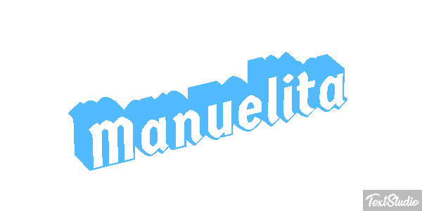 Manuelita Efecto de texto