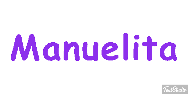 Manuelita Efecto de texto