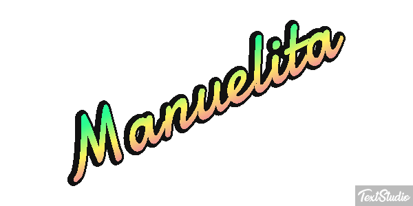 Manuelita Efecto de texto