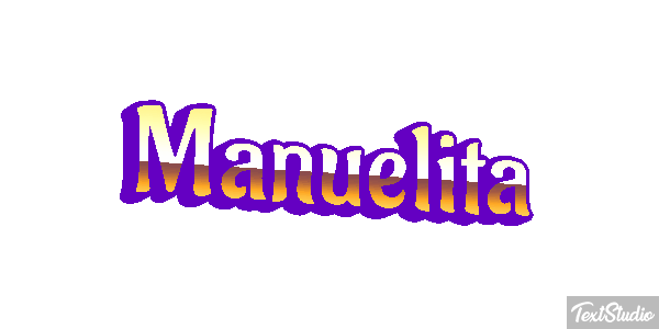 Manuelita Efecto de texto