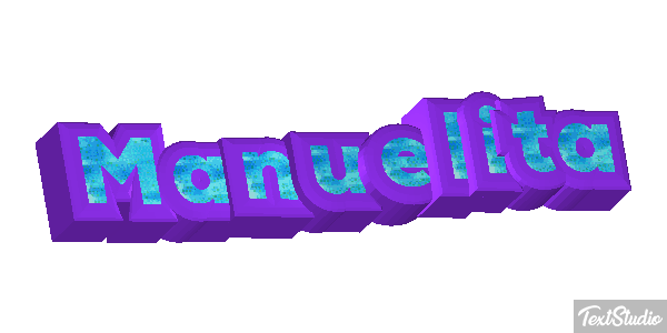 Manuelita Efecto de texto