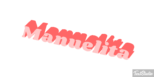 Manuelita Efecto de texto