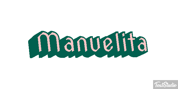 Manuelita Efecto de texto
