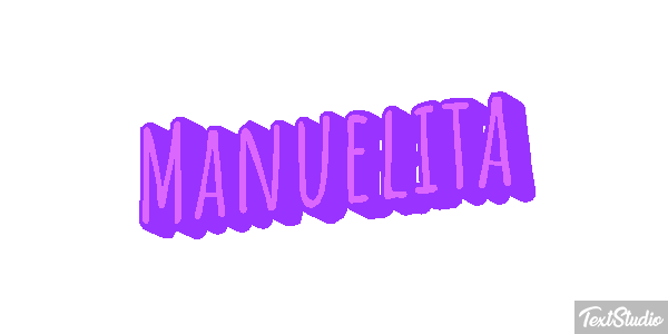 Manuelita Efecto de texto