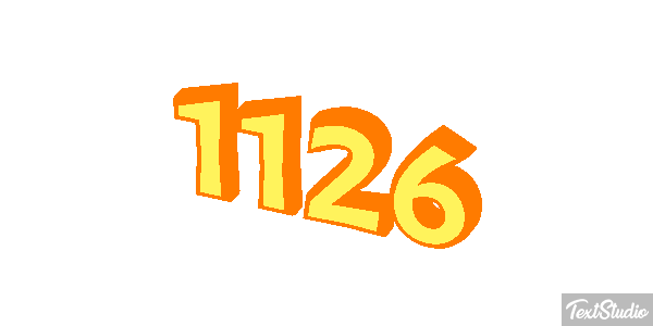1126 Text effect