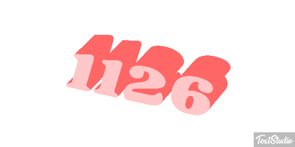 1126 Text effect