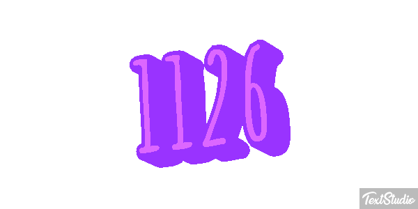 1126 Text effect