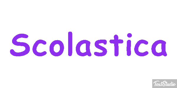Scolastica Effetto testo
