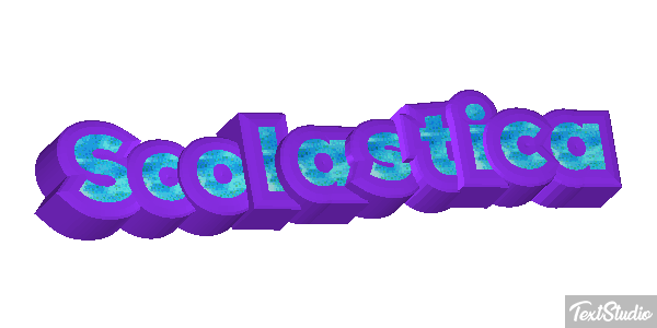 Scolastica Effetto testo