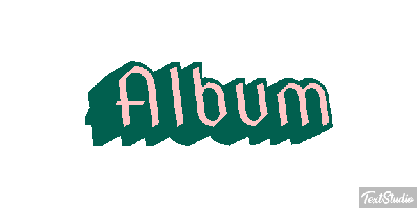 Album Text effect
