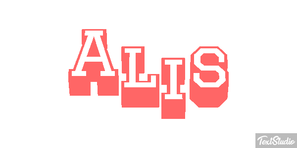 Alis Text effect