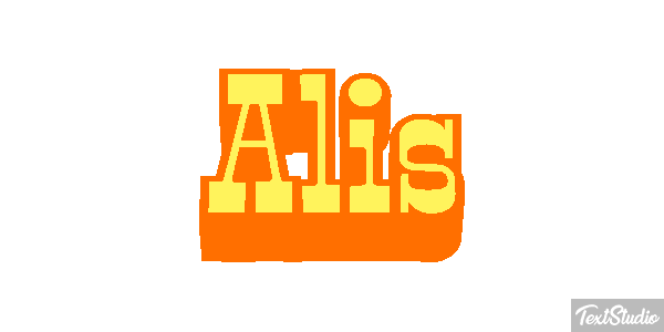 Alis Text effect
