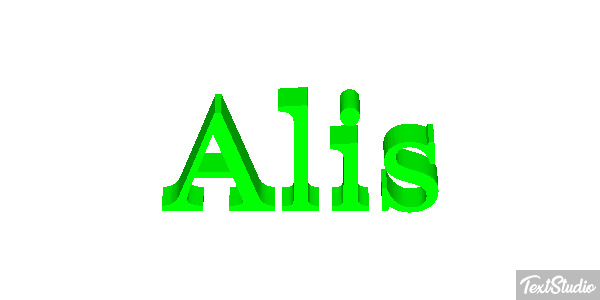 Alis Text effect