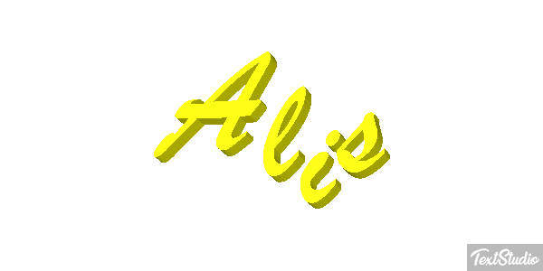 Alis Text effect