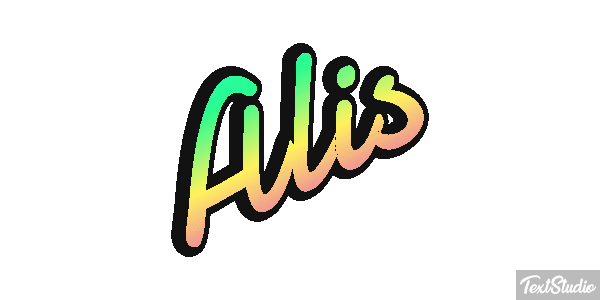 Alis Text effect