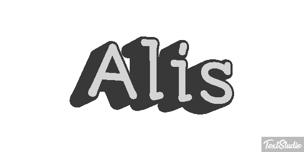 Alis Text effect