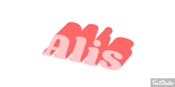 Alis Text effect