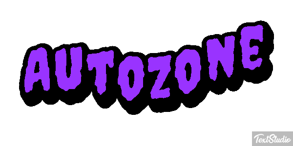 AutoZone Effet de texte
