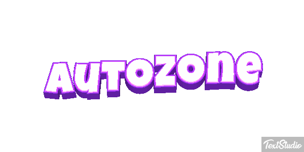 AutoZone Effet de texte