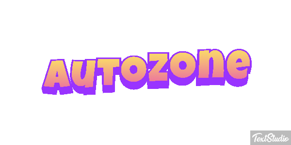 AutoZone Effet de texte