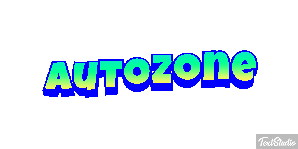 AutoZone Effet de texte