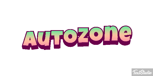 AutoZone Effet de texte