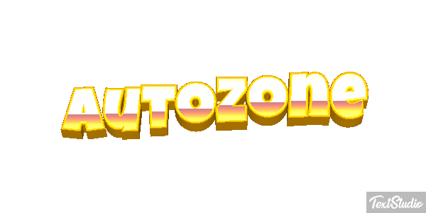AutoZone Effet de texte